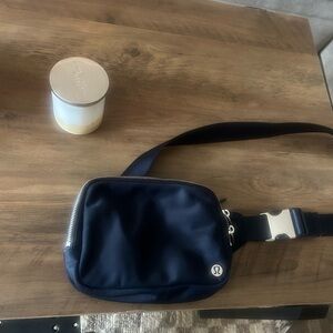 lululemon athletica Black Belt Bag Compact Minimalist Design
